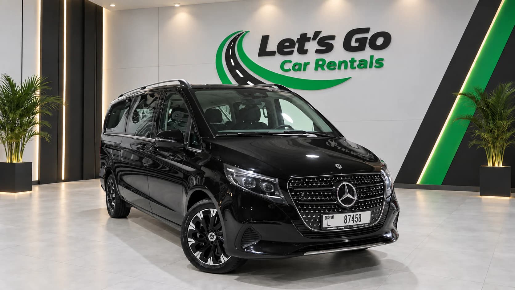 Mercedes V300 2025 rental in Dubai