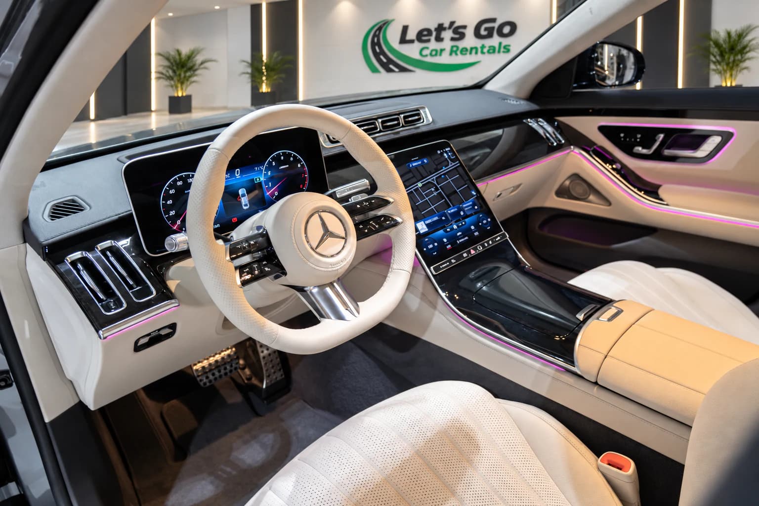 Mercedes S500 AMG 2023 rental in Dubai – view 4