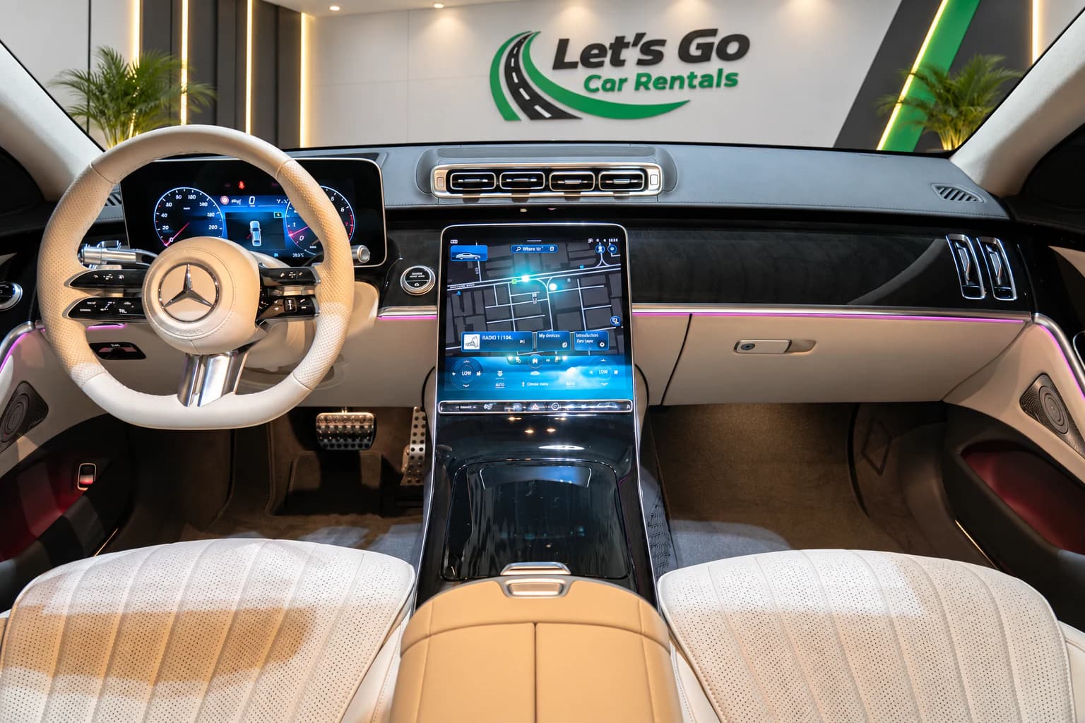 Mercedes S500 AMG 2023 rental in Dubai – view 5