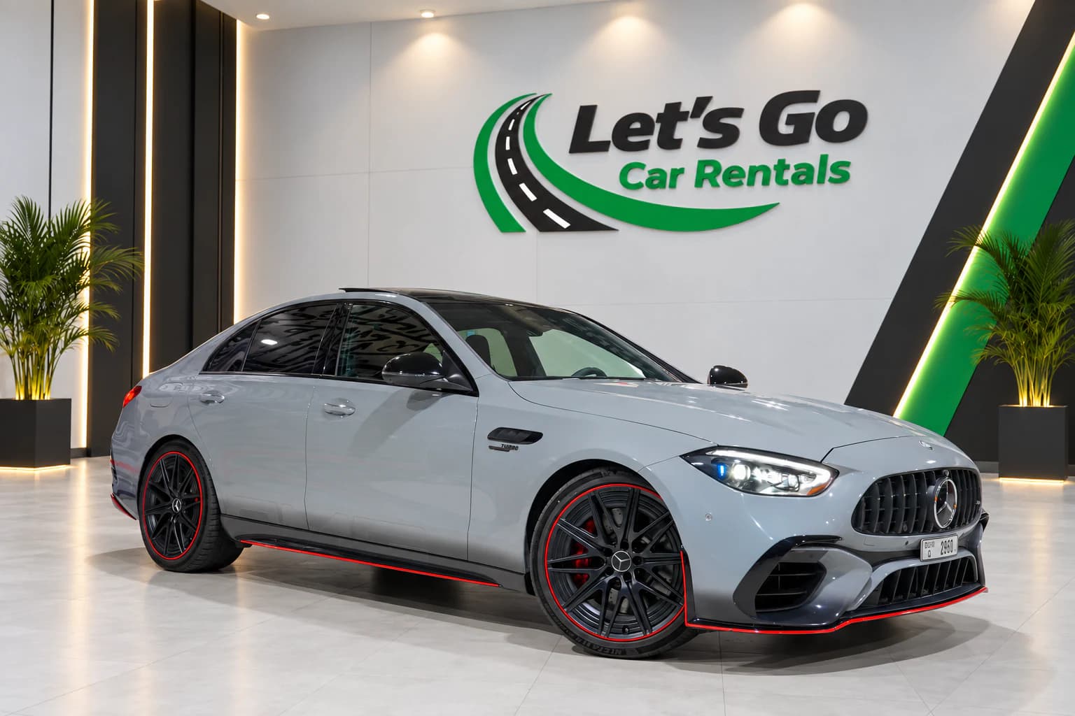 Mercedes C63s AMG (700 HP) E-Performance 2025 rental in Dubai – view 2