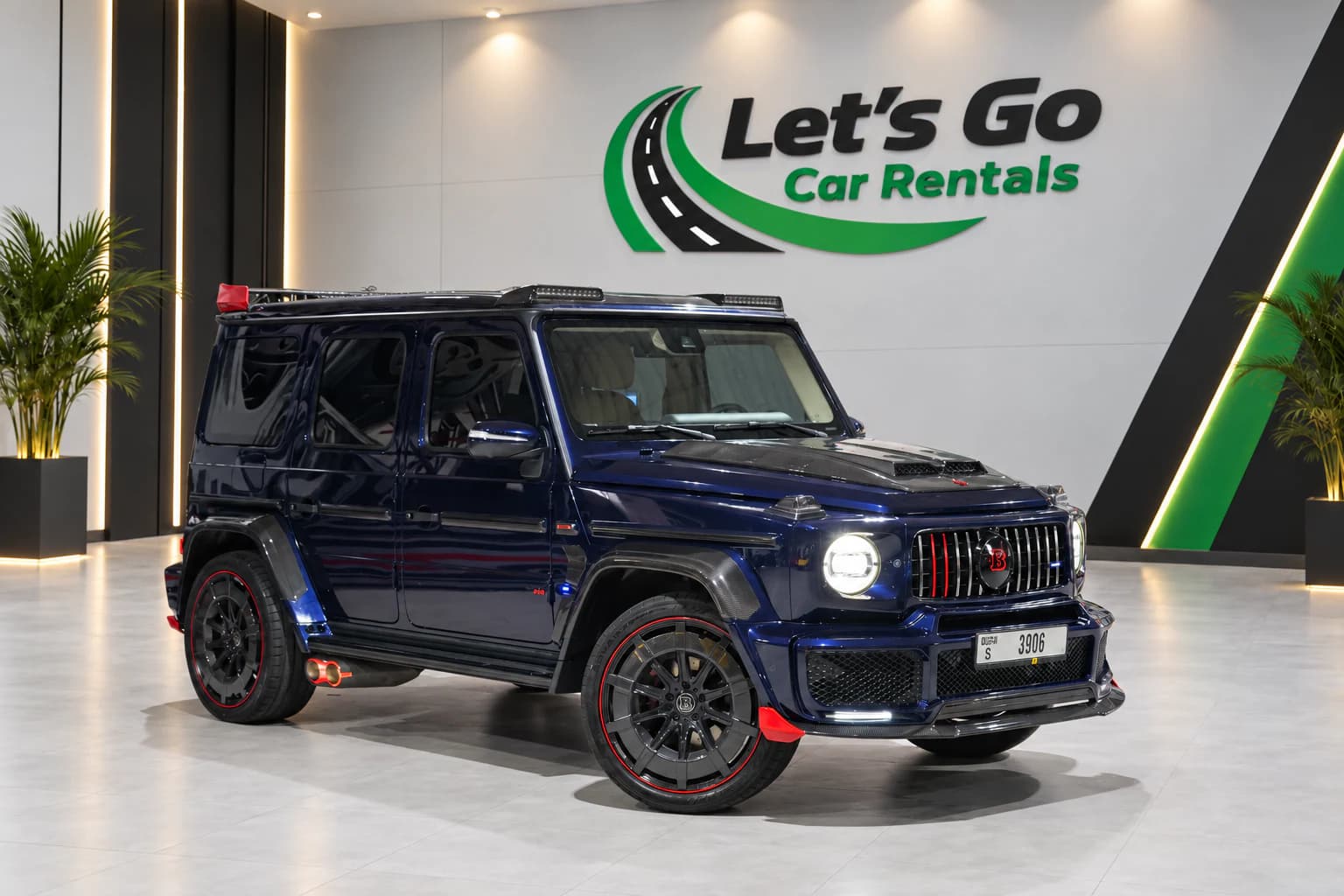 Mercedes G63 AMG - Kit BRABUS G900 Rocket 2022 rental in Dubai – view 2
