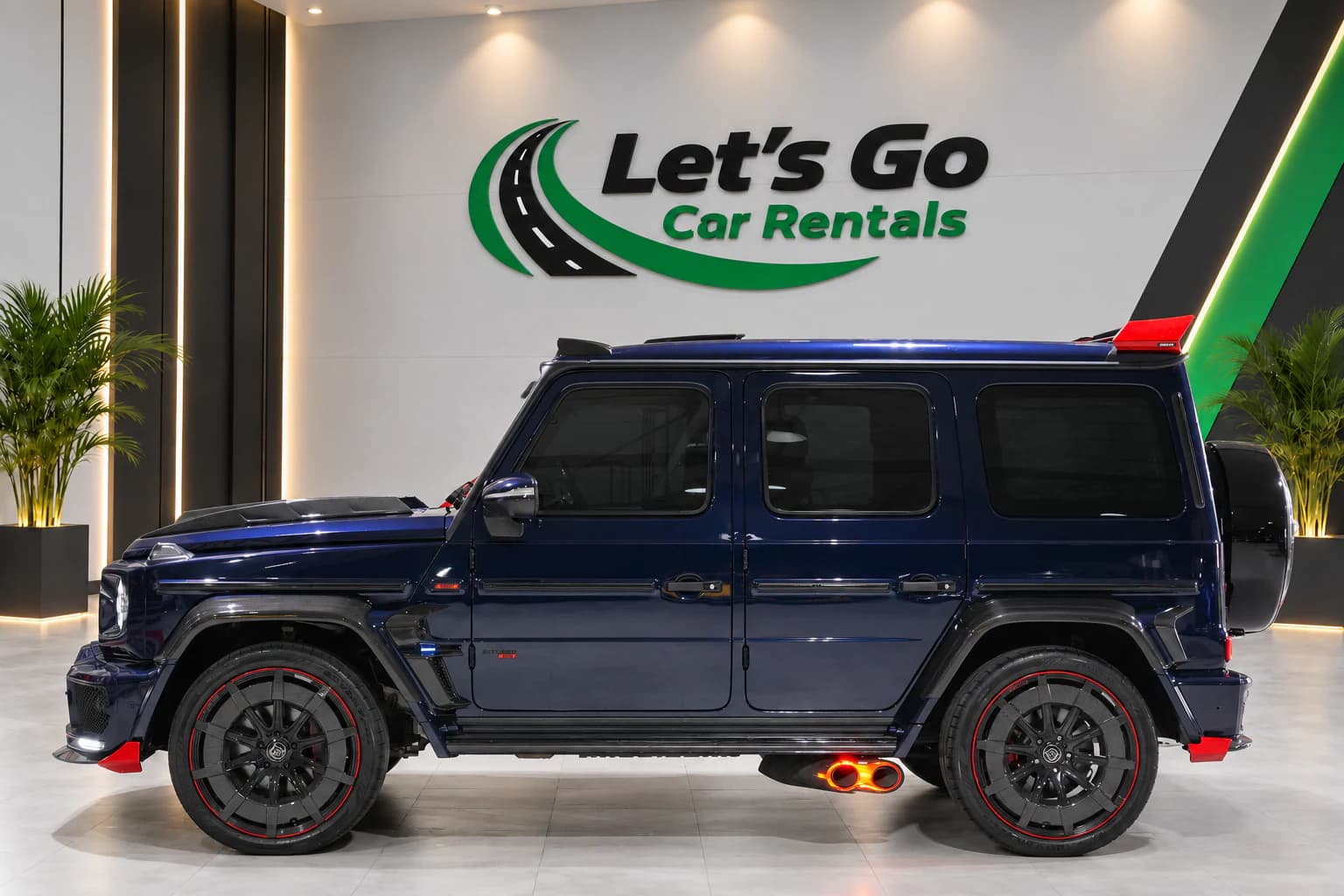 Mercedes G63 AMG - Kit BRABUS G900 Rocket 2022 rental in Dubai – view 3