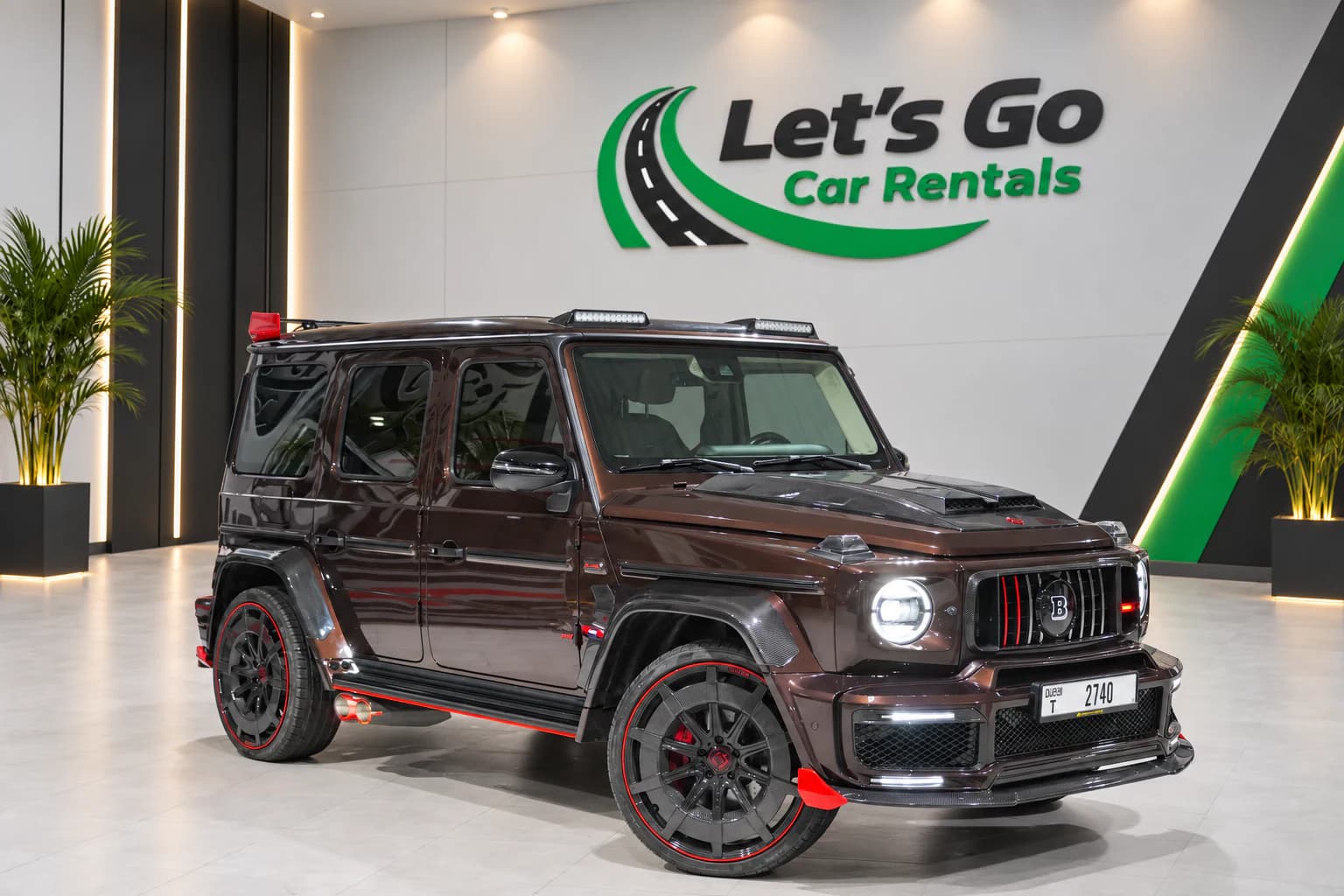 Mercedes G63 AMG - Kit BRABUS G900 Rocket 2022 rental in Dubai – view 2