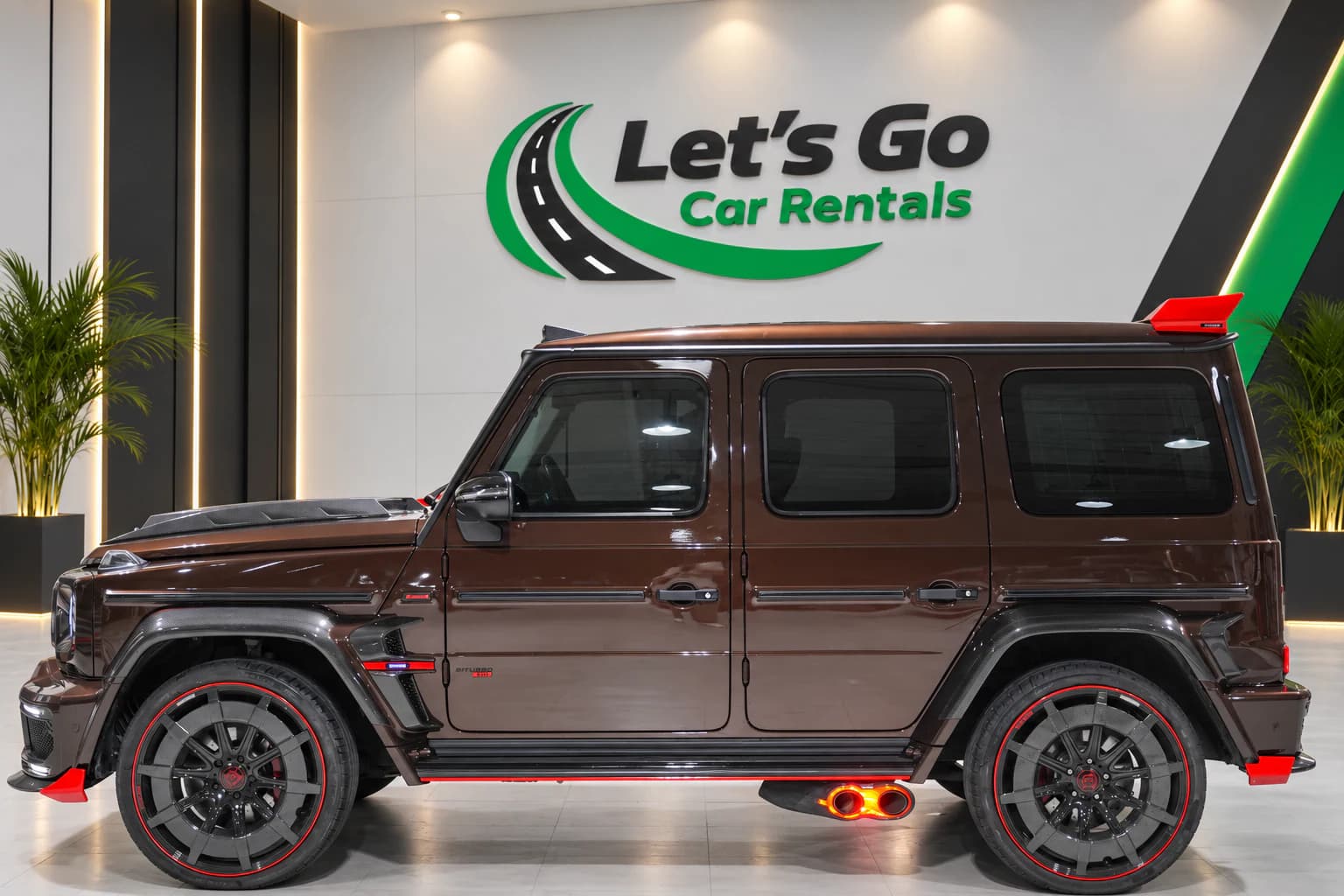 Mercedes G63 AMG - Kit BRABUS G900 Rocket 2022 rental in Dubai – view 3