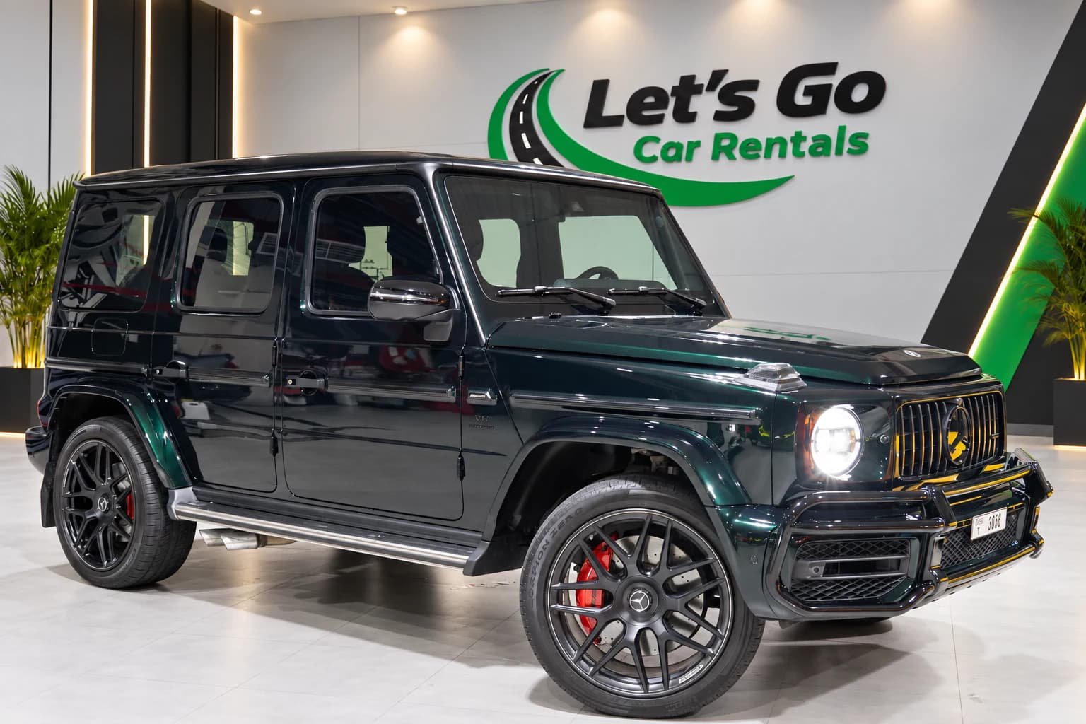 Mercedes G63 AMG Night Package 2022 rental in Dubai – view 2