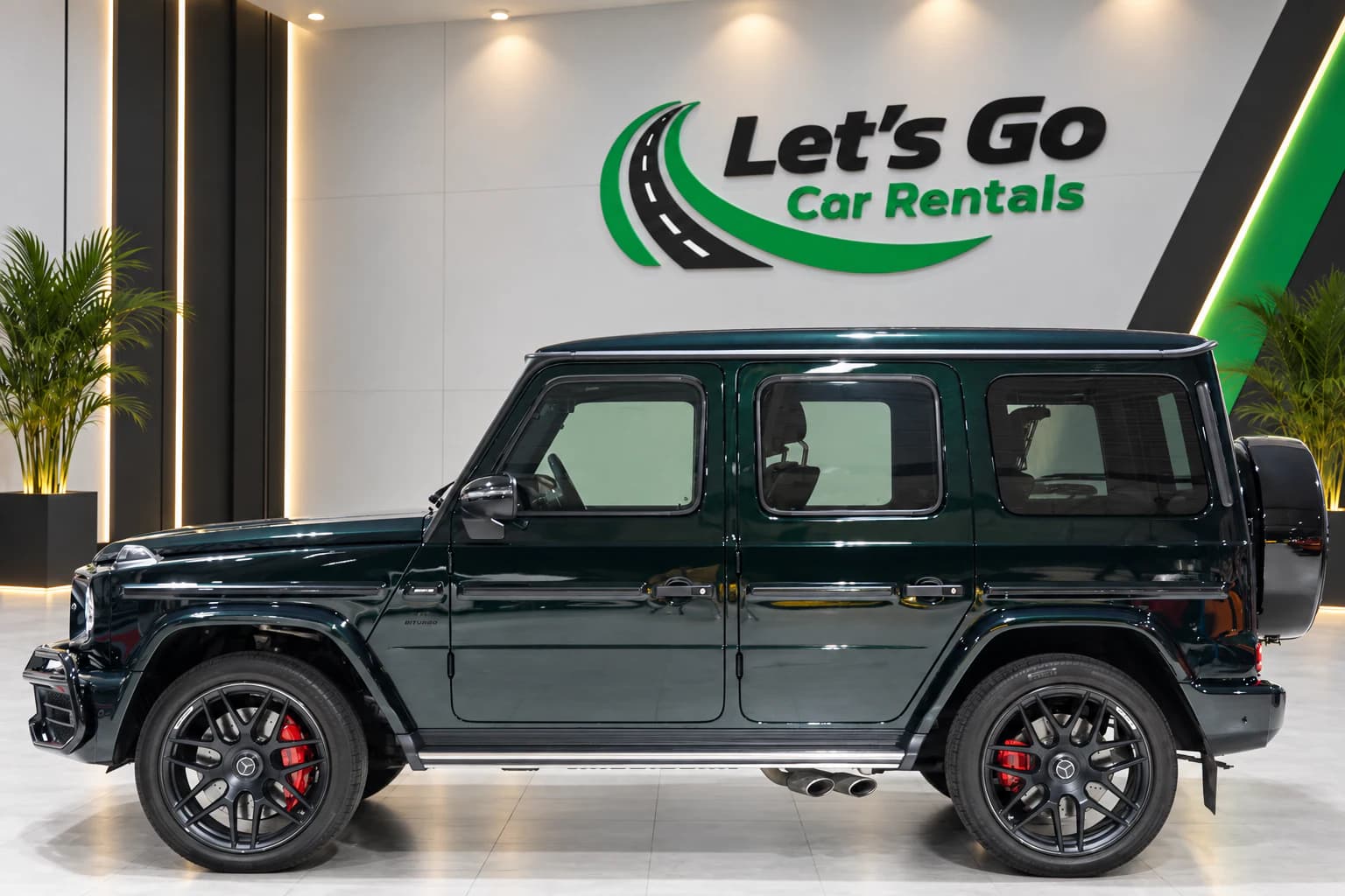 Mercedes G63 AMG Night Package 2022 rental in Dubai – view 3