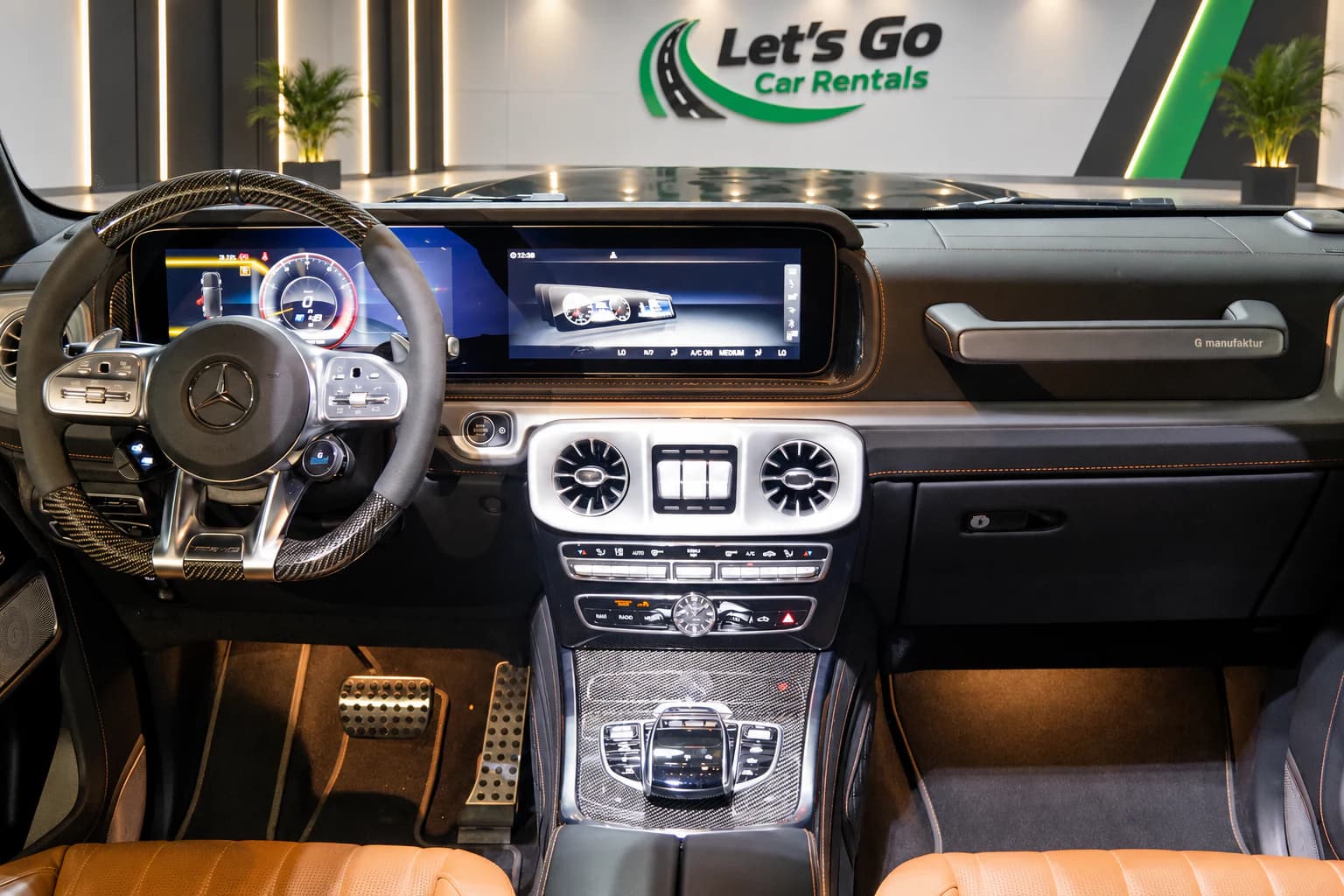 Mercedes G63 AMG Night Package 2022 rental in Dubai – view 5
