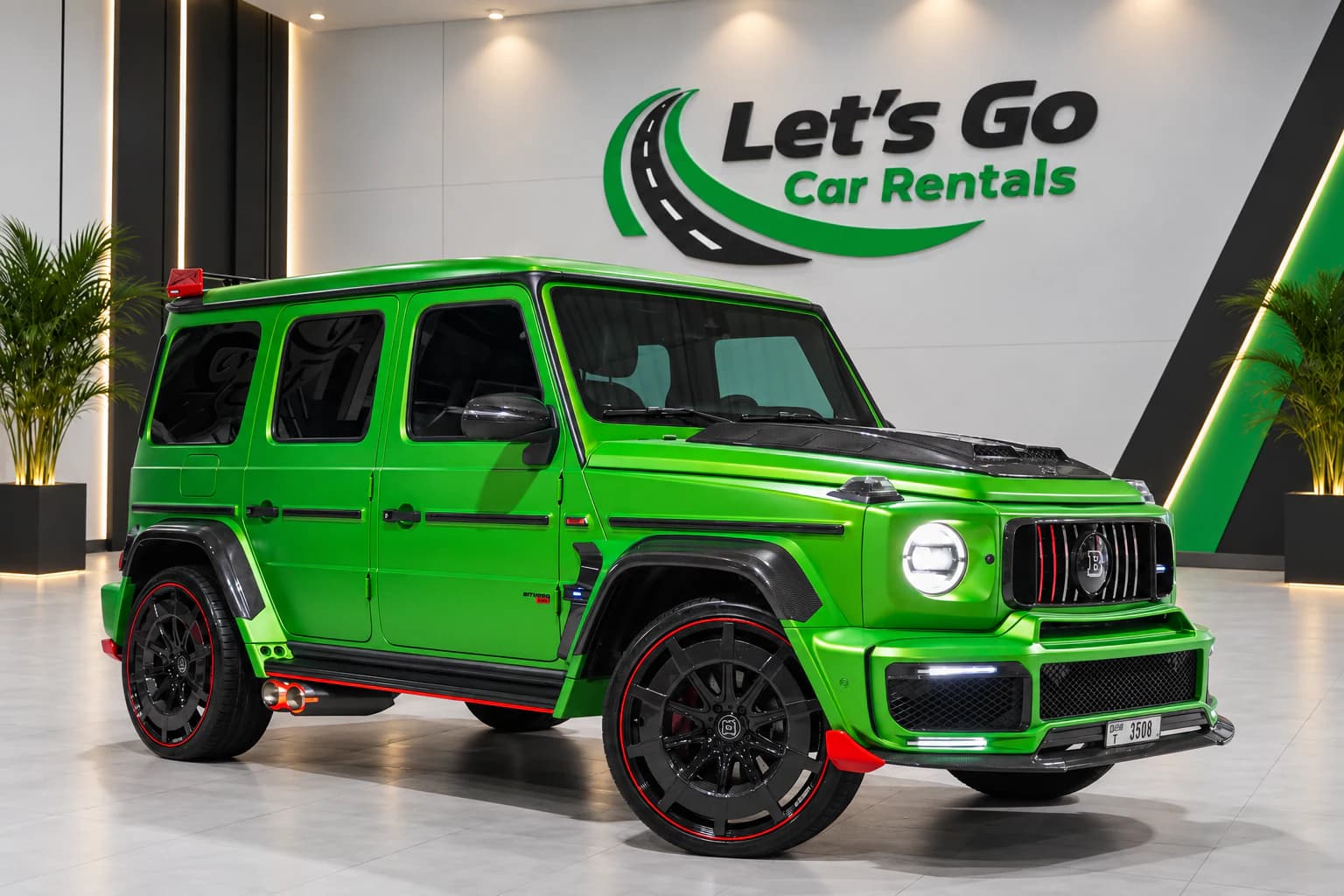 Mercedes G63 AMG - Kit BRABUS G900 Rocket 2023 rental in Dubai – view 2