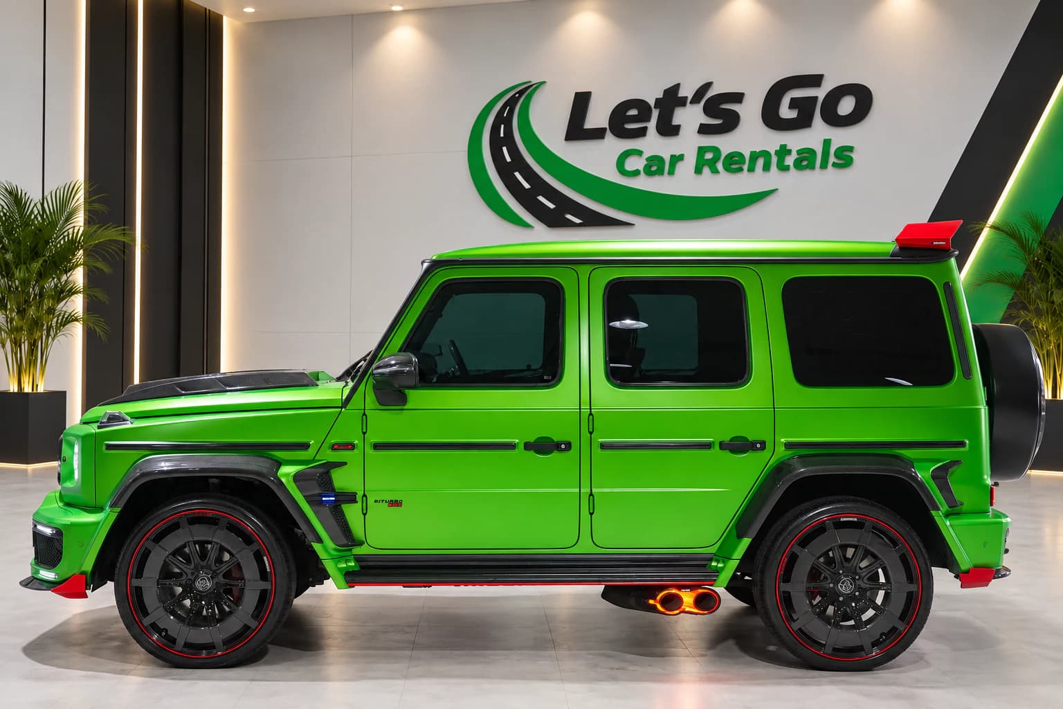 Mercedes G63 AMG - Kit BRABUS G900 Rocket 2023 rental in Dubai – view 3