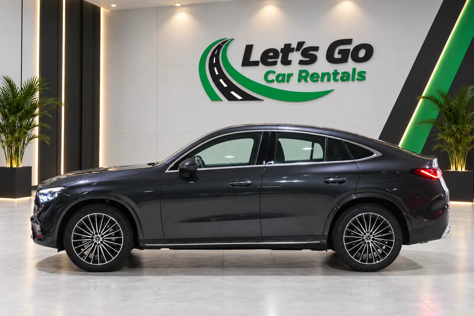 Mercedes GLC200 4MATIC Coupe 2025 rental in Dubai – view 3