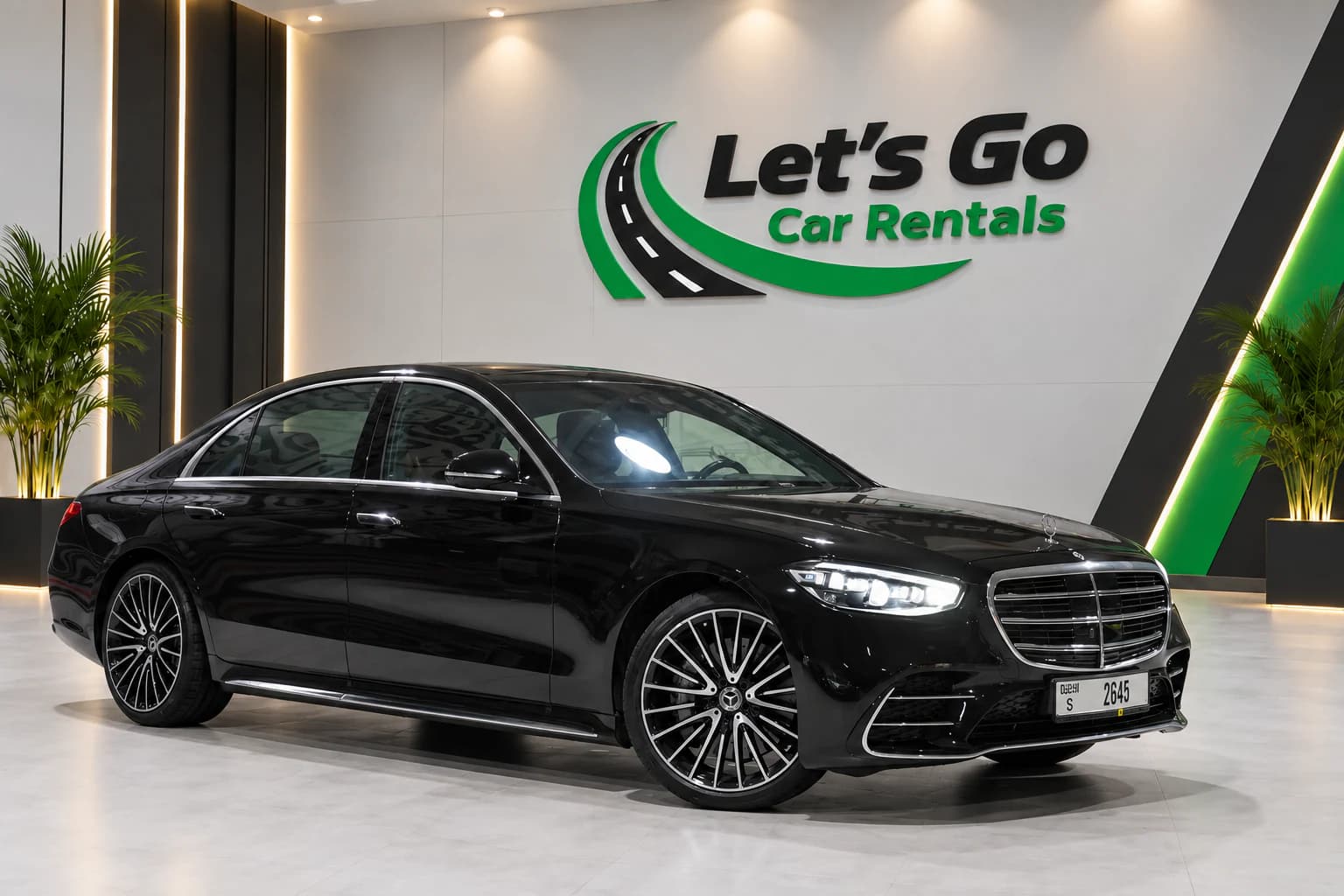Mercedes S500 4MATIC (Hybrid) 2025 rental in Dubai – view 2