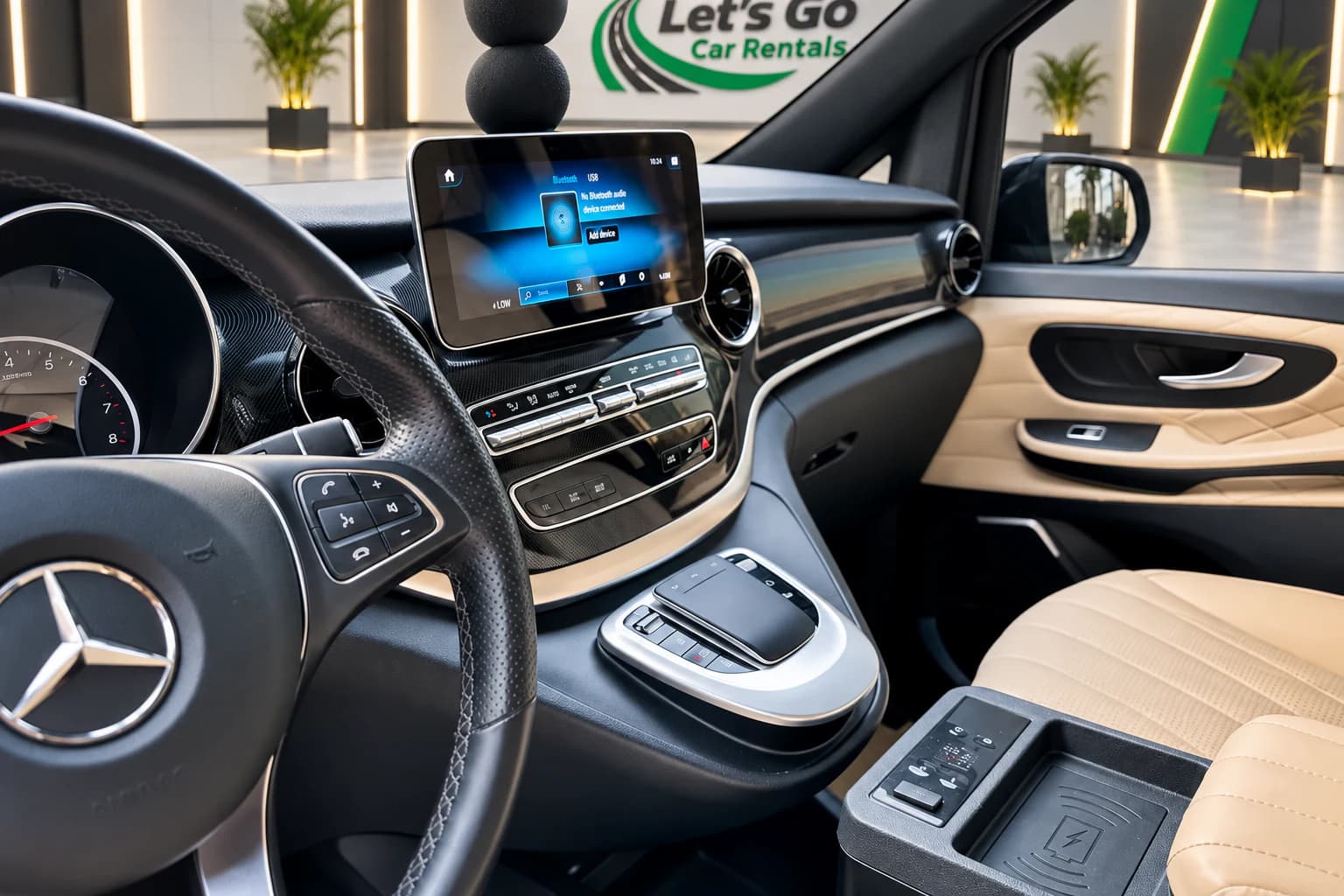 Mercedes V250 2022 rental in Dubai – view 2
