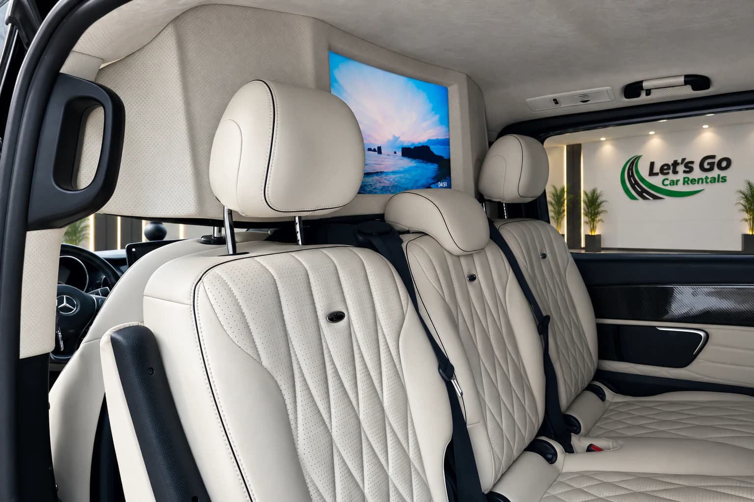 Mercedes V250 2022 rental in Dubai – view 3