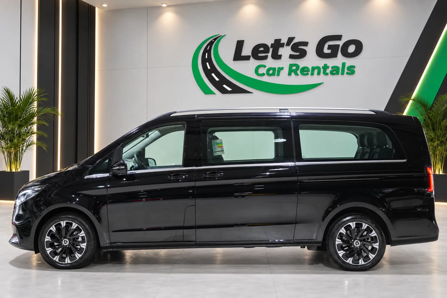 Mercedes V300 2025 rental in Dubai – view 2