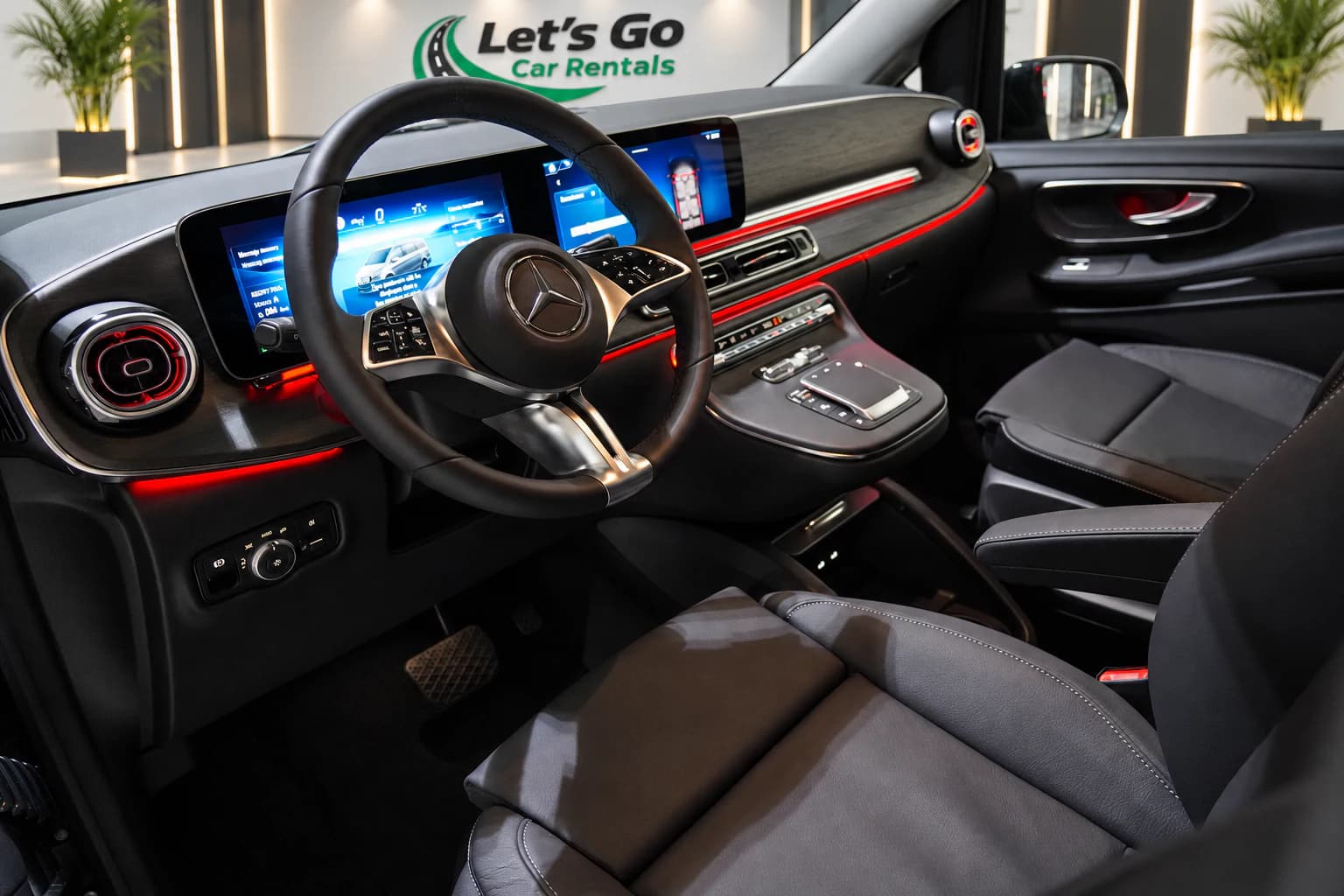 Mercedes V300 2025 rental in Dubai – view 3