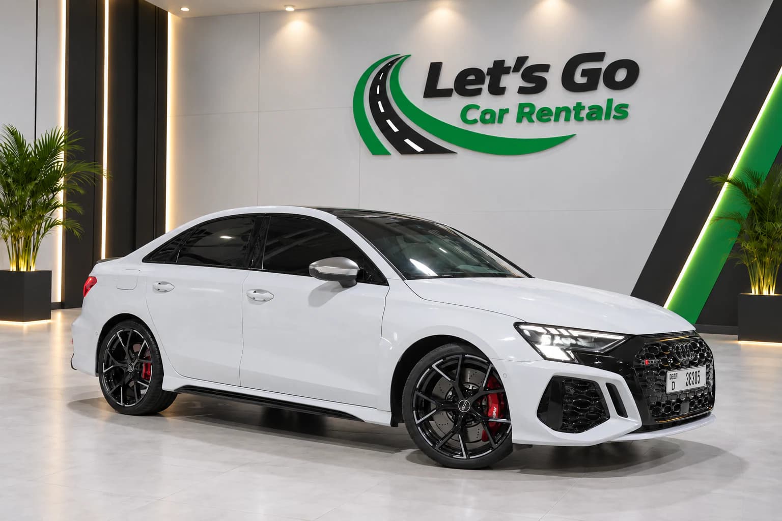 Audi RS 3 2025 rental in Dubai – view 2