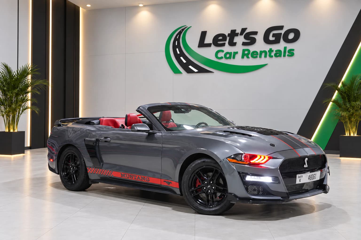 Ford Mustang EcoBoost 2023 rental in Dubai – view 2