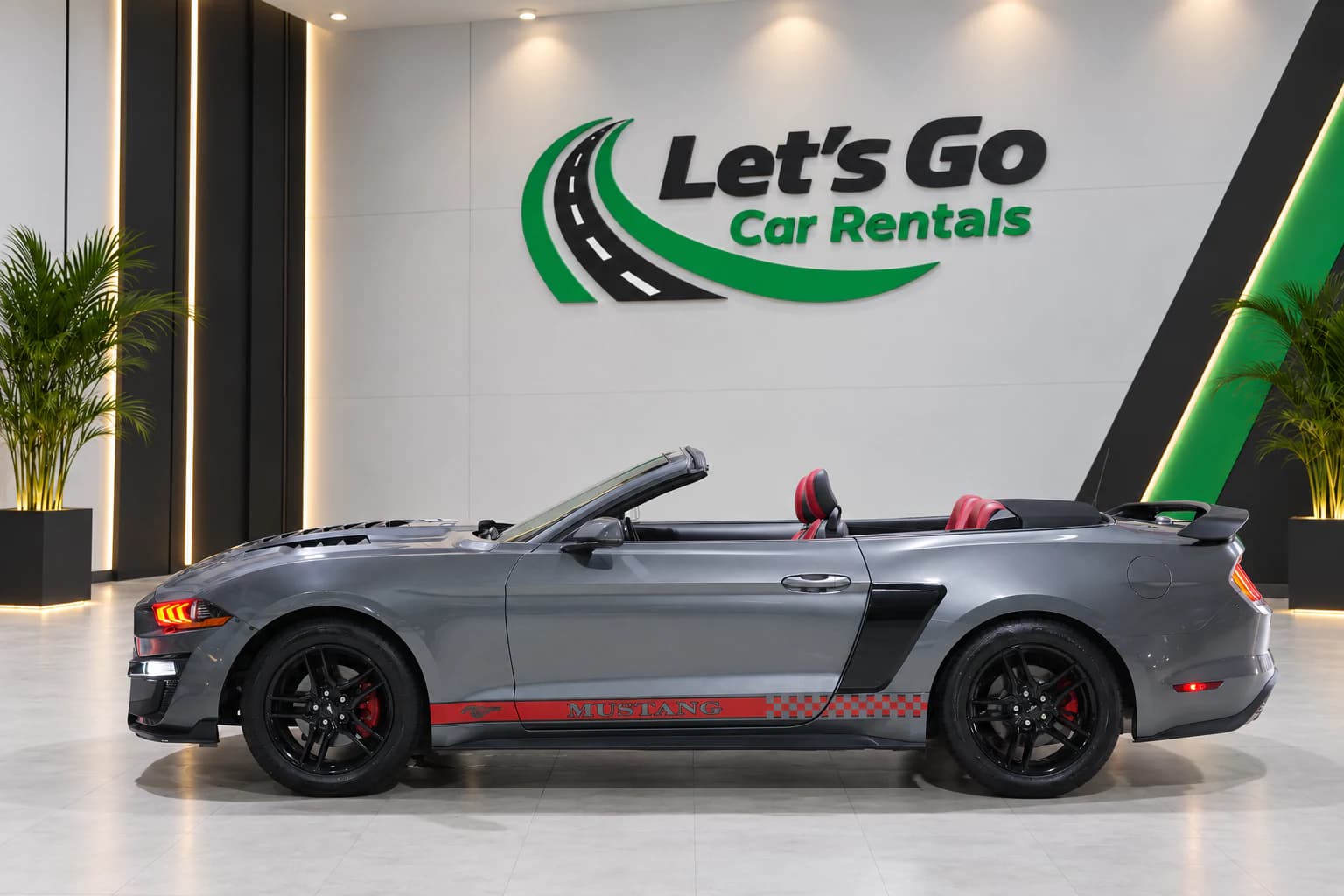 Ford Mustang EcoBoost 2023 rental in Dubai – view 3