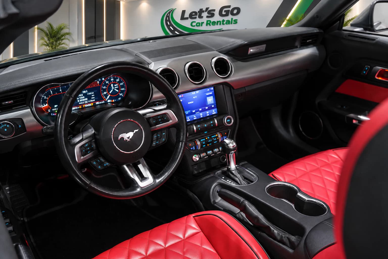 Ford Mustang EcoBoost 2023 rental in Dubai – view 4