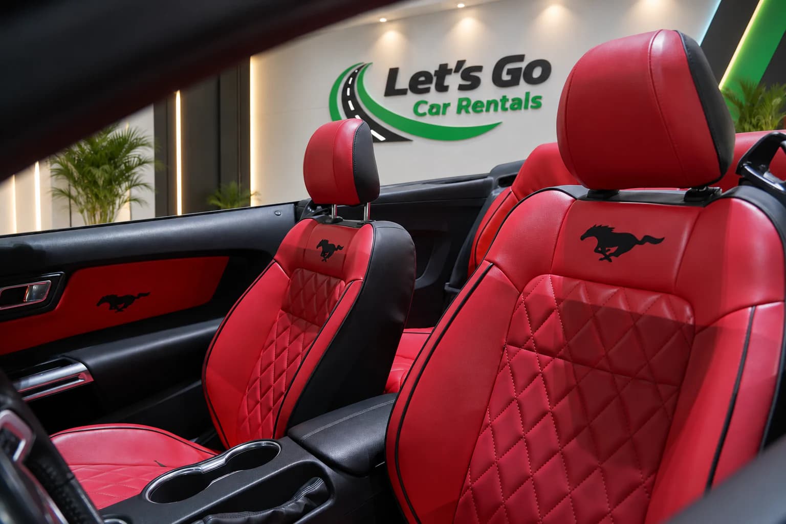 Ford Mustang EcoBoost 2023 rental in Dubai – view 5