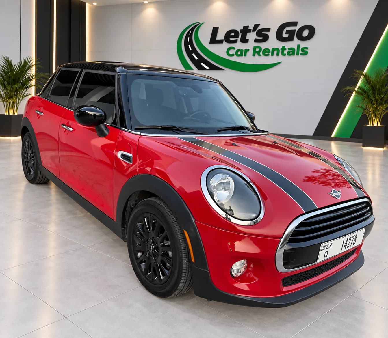Mini Cooper 2021 rental in Dubai – view 2