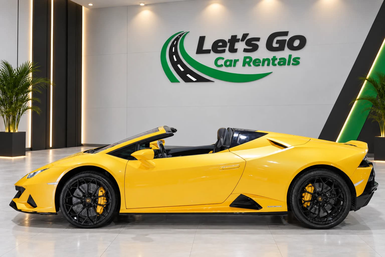 Lamborghini Huracan EVO Spyder 2024 rental in Dubai – view 2