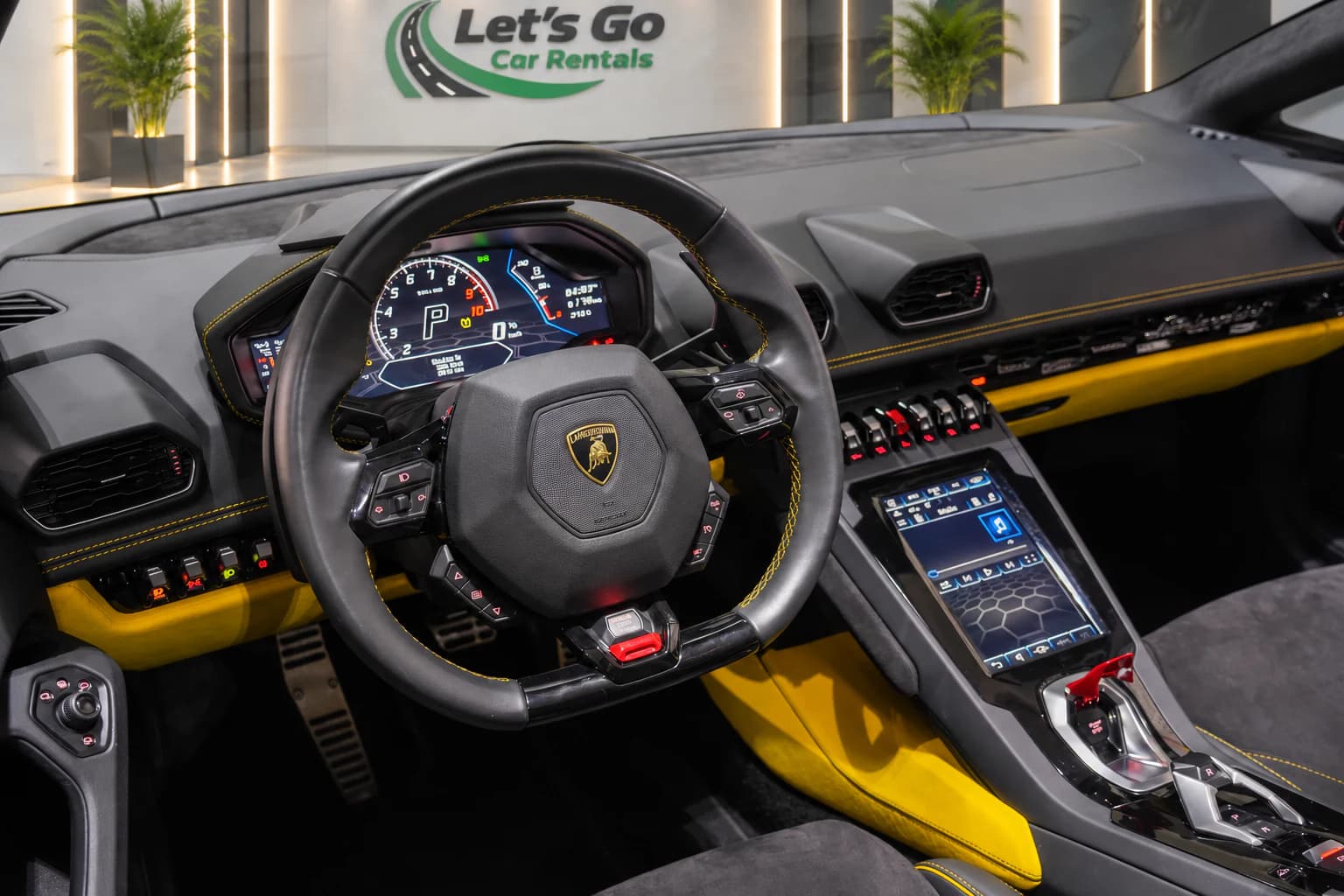 Lamborghini Huracan EVO Spyder 2024 rental in Dubai – view 3