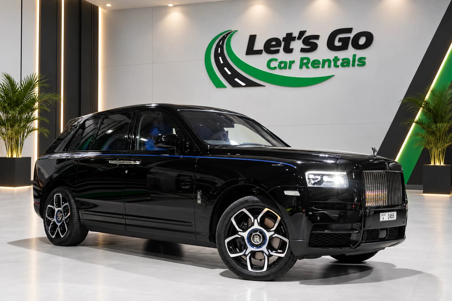 Rolls Royce Cullinan Black-Badge 2023 rental in Dubai – view 2