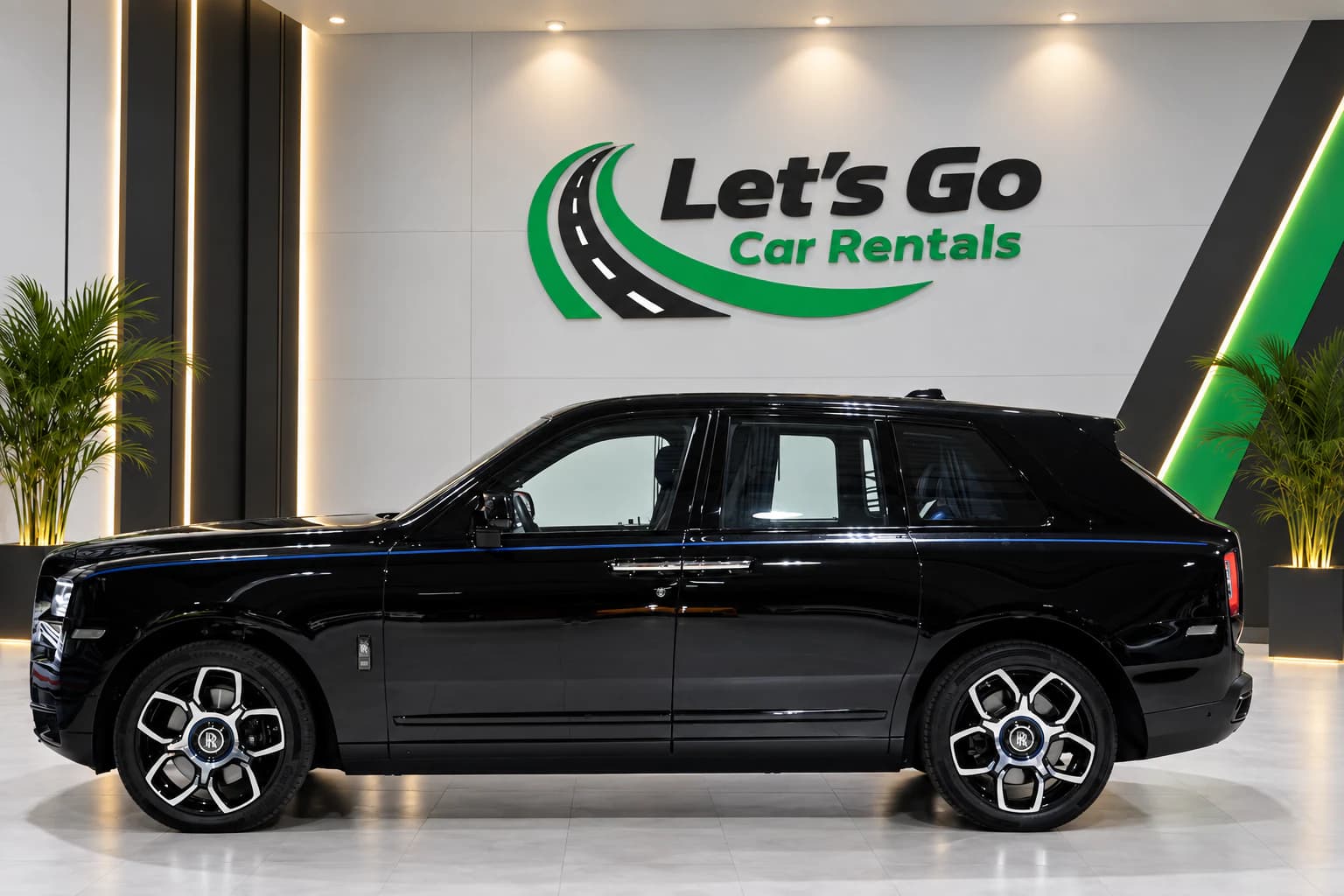 Rolls Royce Cullinan Black-Badge 2023 rental in Dubai – view 3