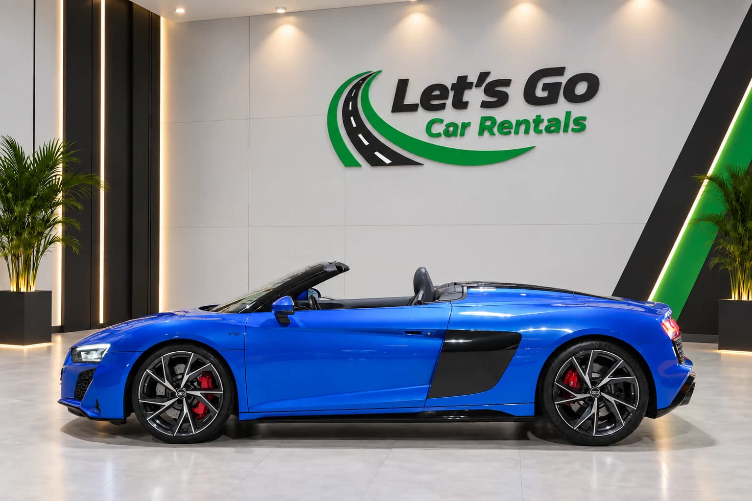 Audi R8 Spyder (V10) 2024 rental in Dubai – view 3