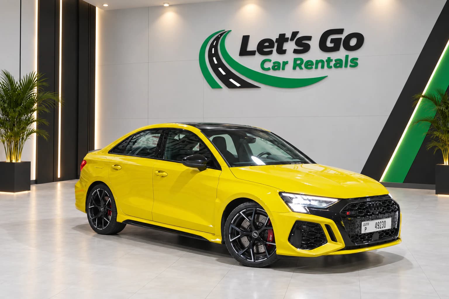 Audi RS 3 2025 rental in Dubai – view 2