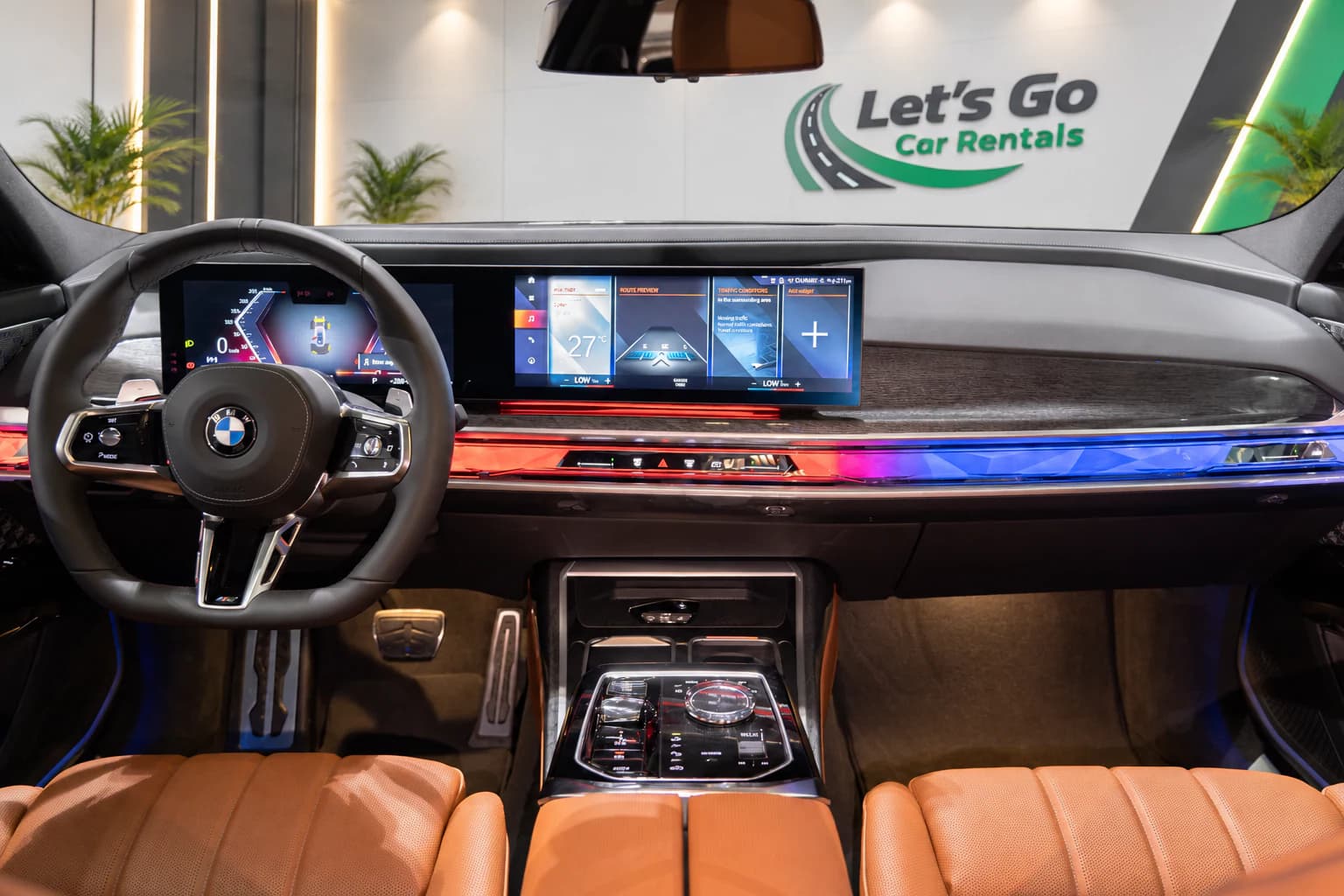 BMW 740i 2024 rental in Dubai – view 4
