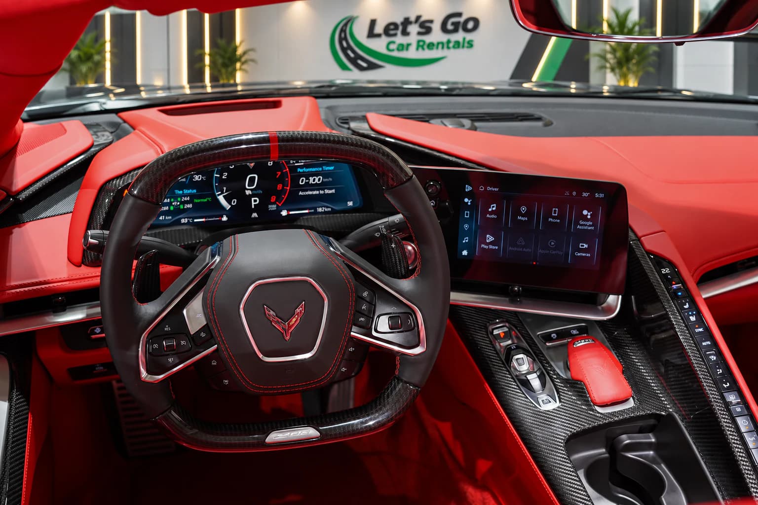 Chevrolet Corvette Stingray C8 Z06 2024 rental in Dubai – view 4