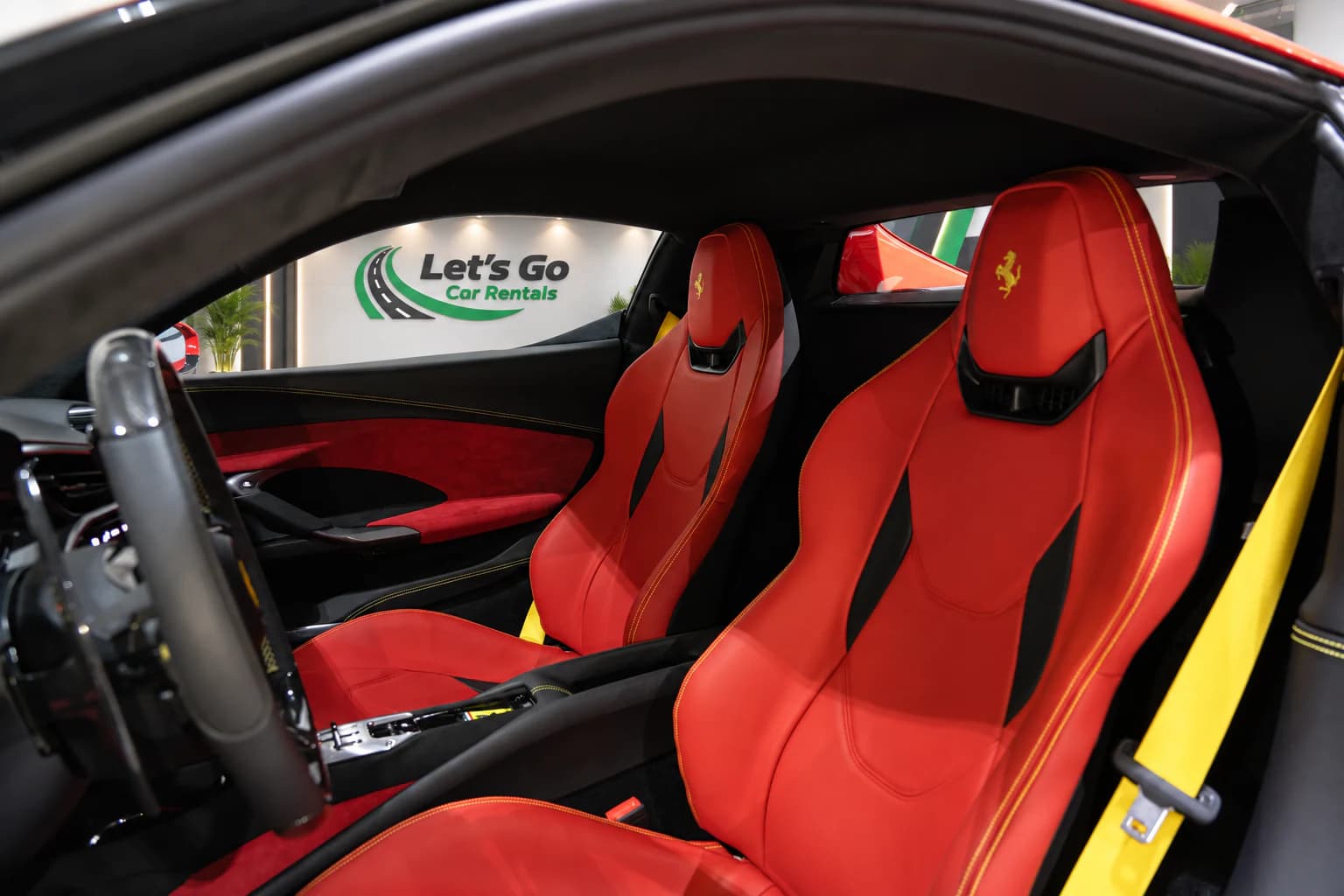 Ferrari 296 GTB 2024 rental in Dubai – view 5
