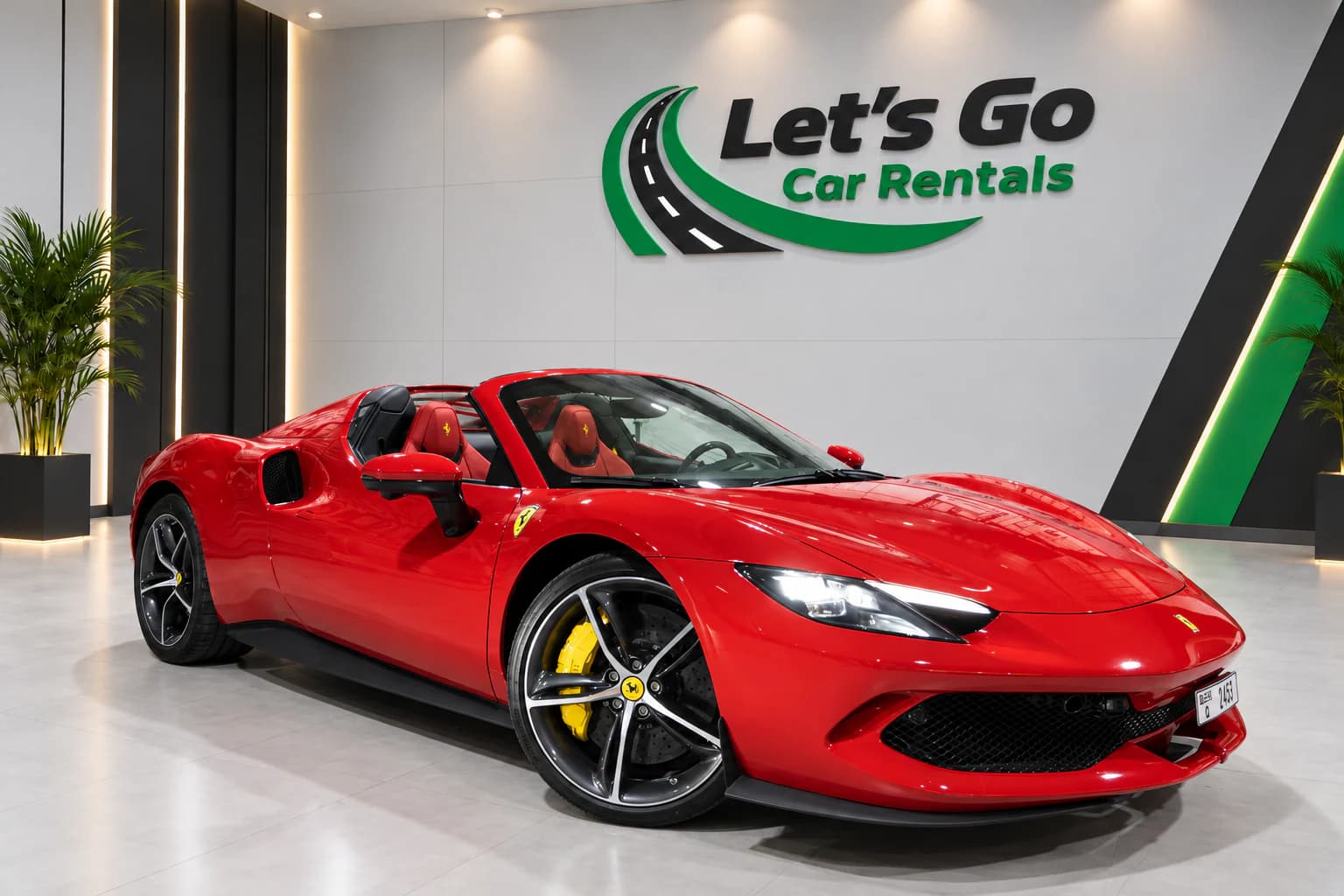 Ferrari 296 GTS 2024 rental in Dubai – view 2