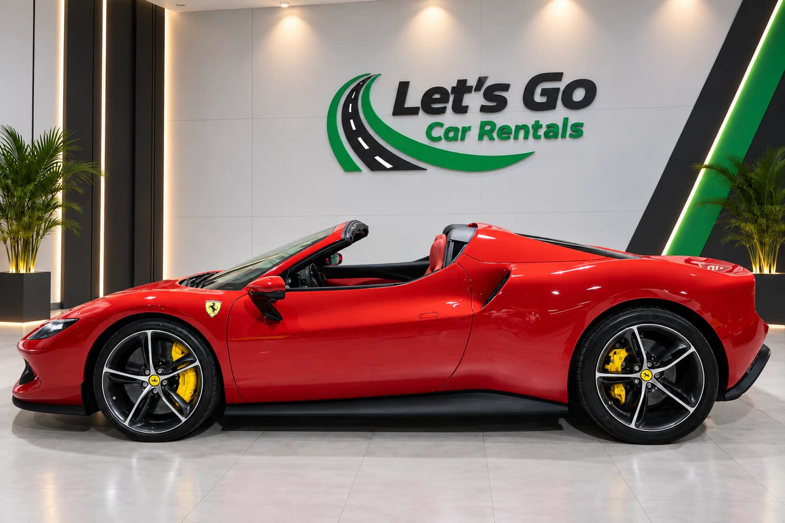 Ferrari 296 GTS 2024 rental in Dubai – view 3