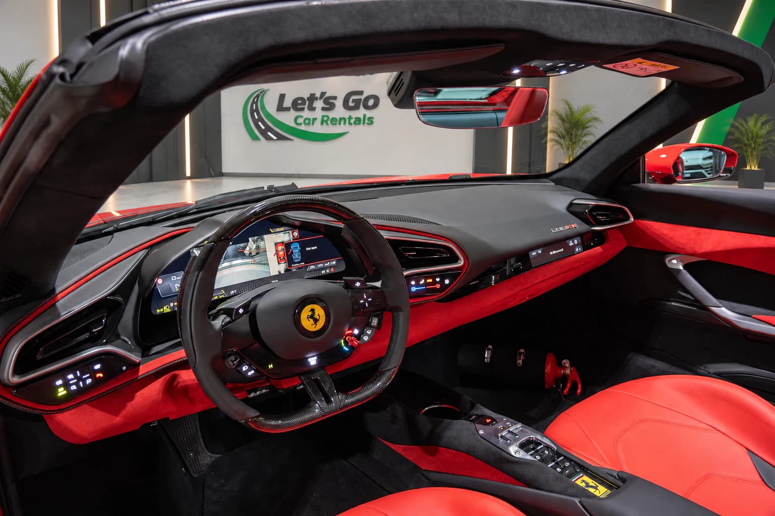 Ferrari 296 GTS 2024 rental in Dubai – view 4