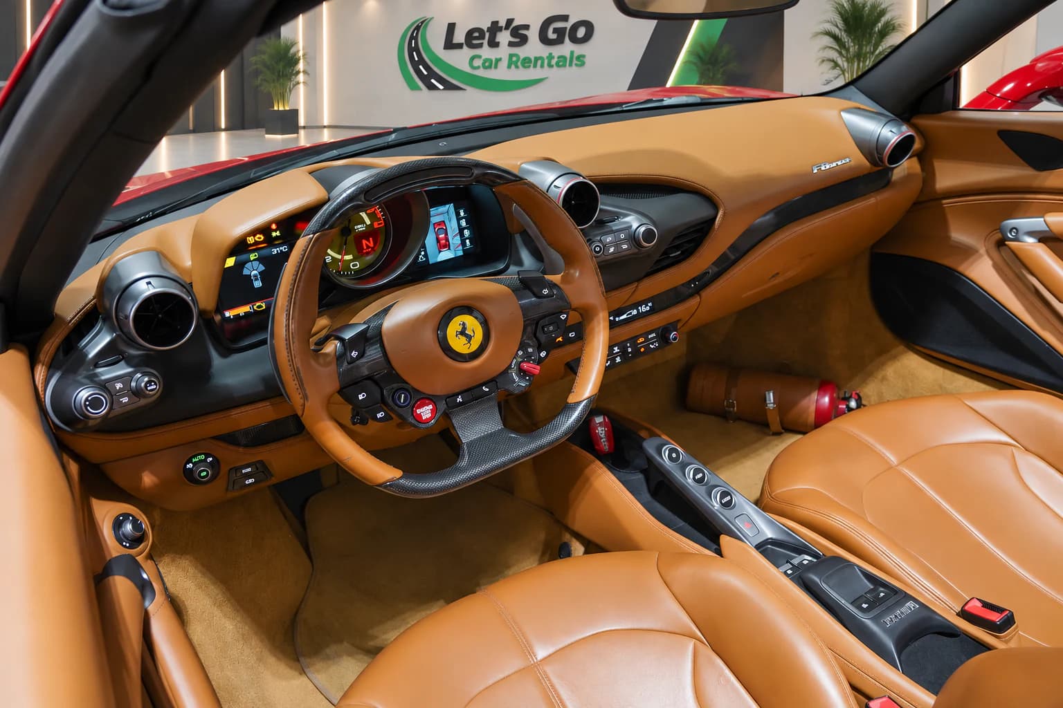 Ferrari F8 Spider 2023 rental in Dubai – view 4