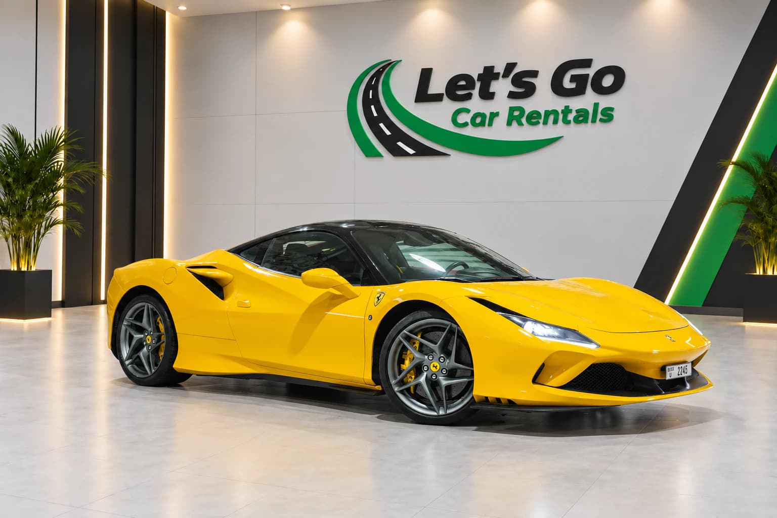 Ferrari F8 Tributo 2023 rental in Dubai – view 2