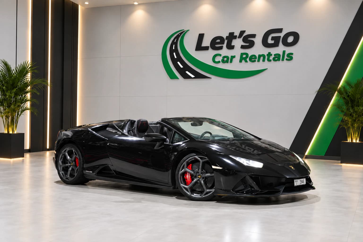 Lamborghini Huracan EVO Spyder 2023 rental in Dubai – view 2