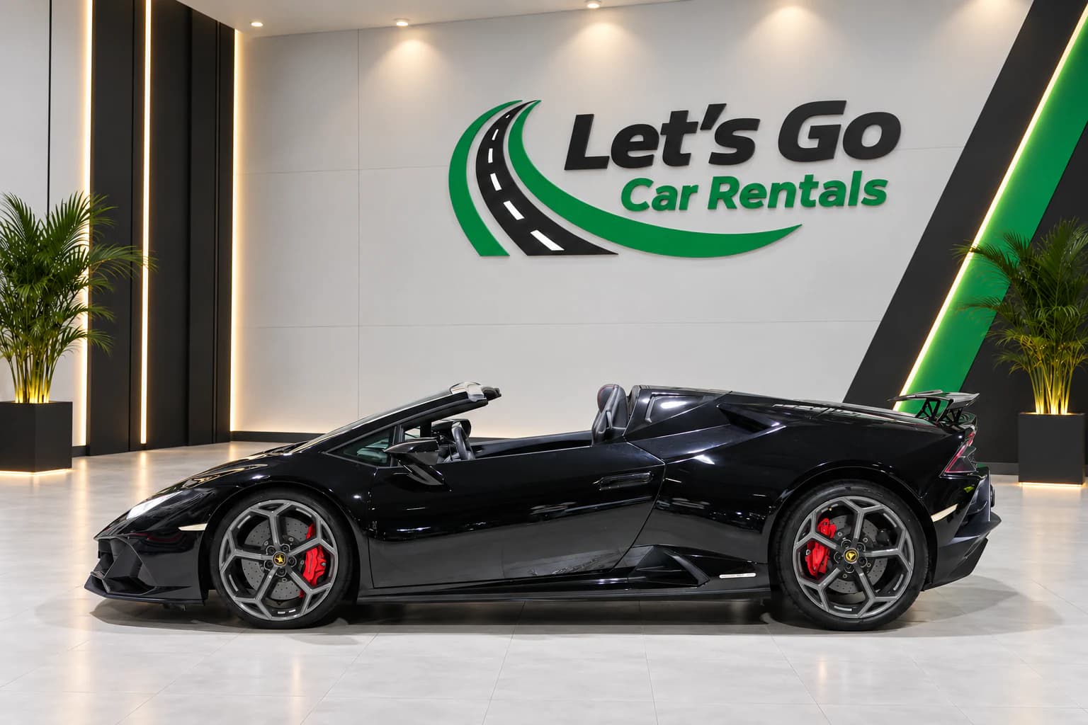 Lamborghini Huracan EVO Spyder 2023 rental in Dubai – view 3