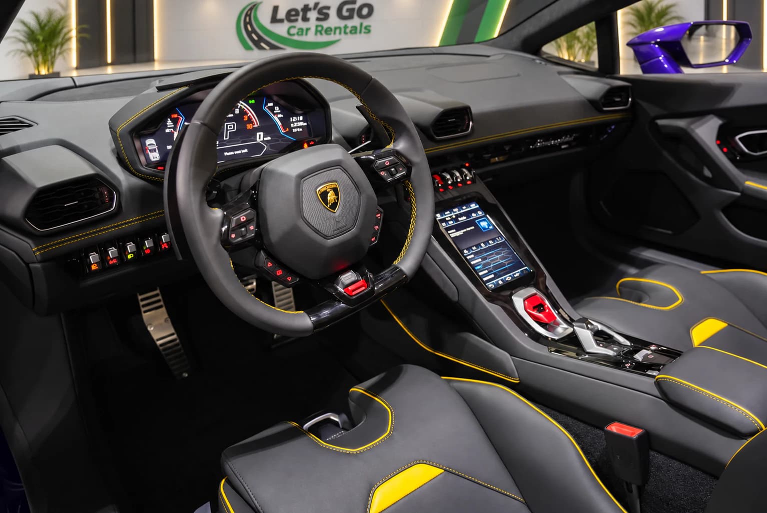 Lamborghini Huracan EVO Spyder 2023 rental in Dubai – view 4