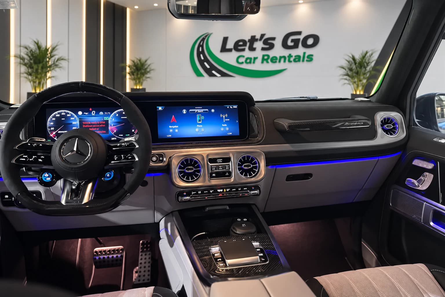 Mercedes G63 AMG Night Package 2025 rental in Dubai – view 3
