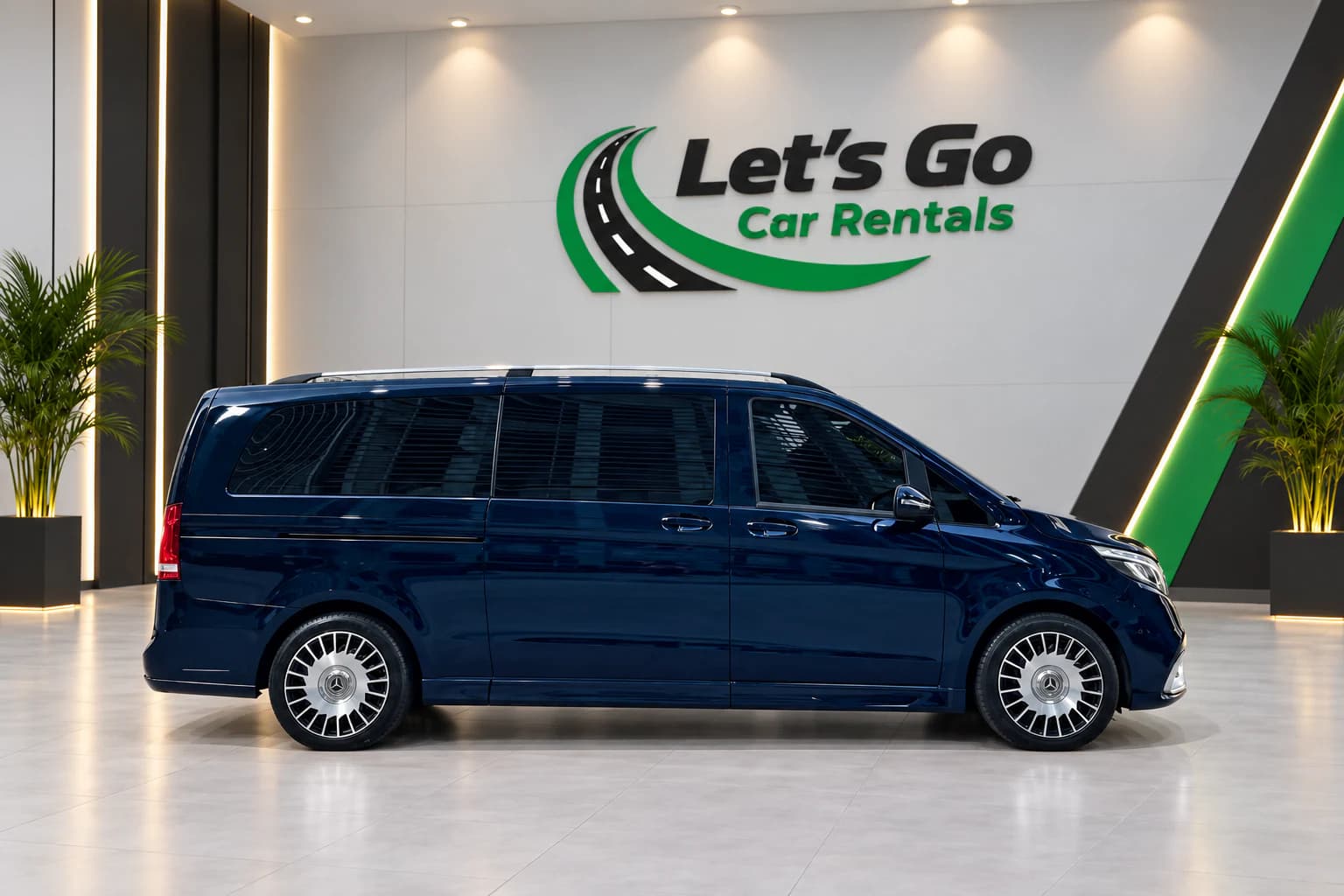 Mercedes V250 Falcon Edition 2023 rental in Dubai – view 2