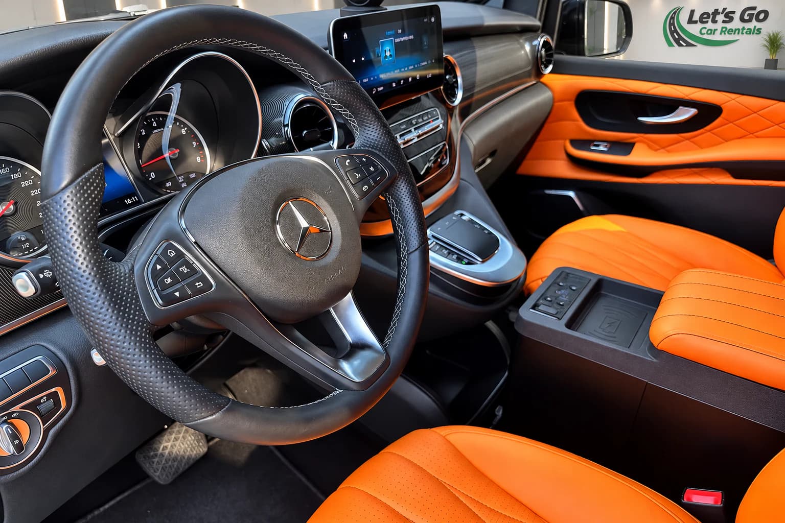 Mercedes V250 Falcon Edition 2023 rental in Dubai – view 3