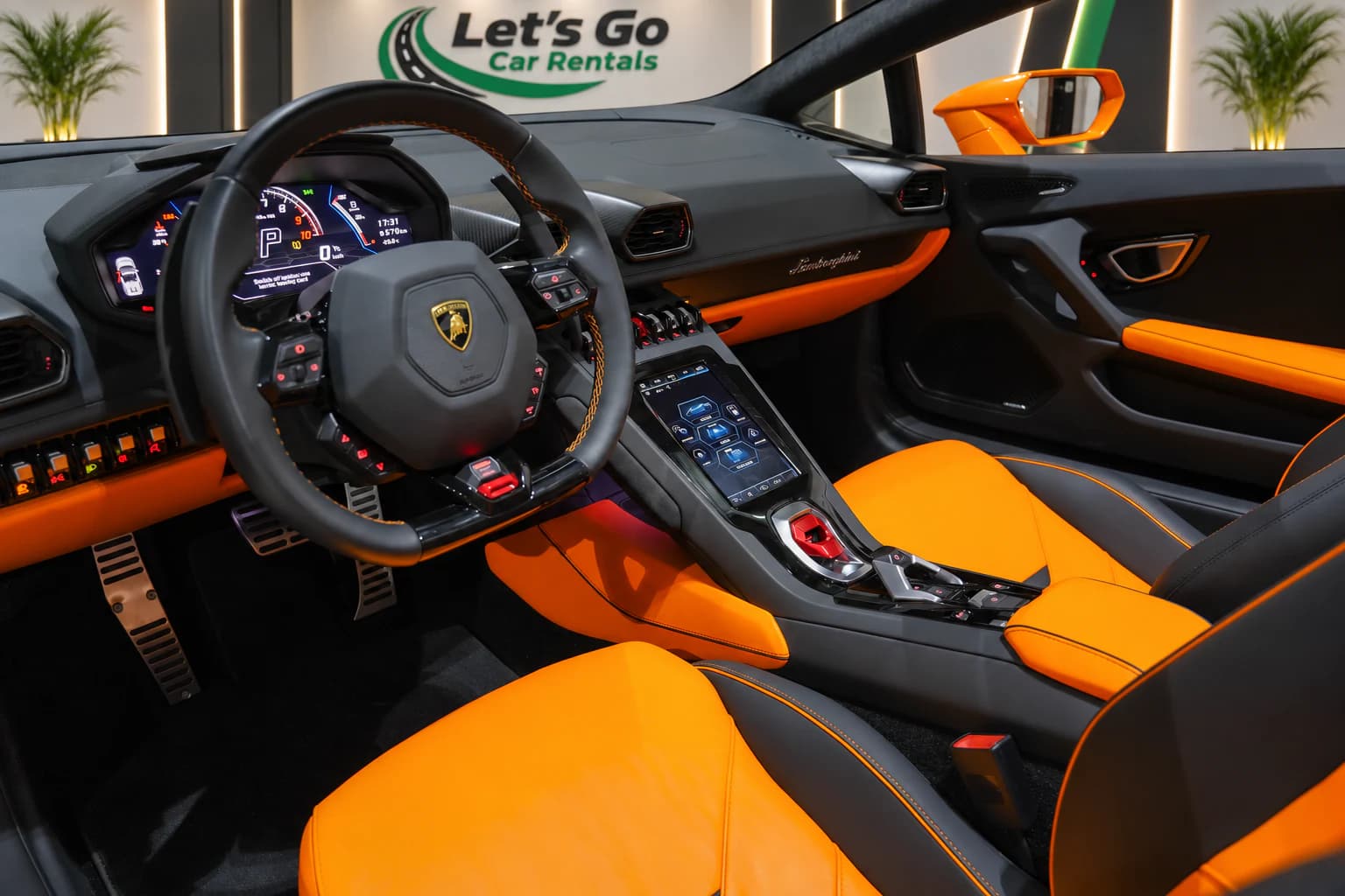 Lamborghini Huracan EVO Spyder 2024 rental in Dubai – view 4